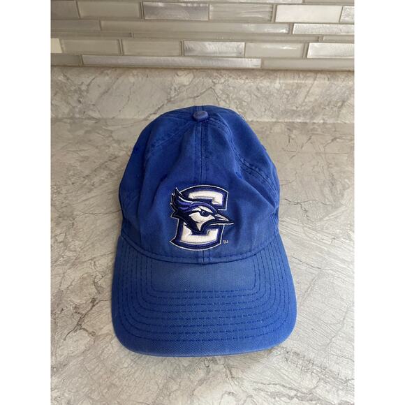 Creighton Blue Jays Faded Blue Strapback Hat - Picture 2 of 9